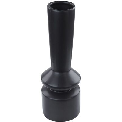 Beliani Blumenvasen PEANIA Handgefertigt Keramik - Blumenvasen - 30 cm - Schwarz Beliani Blumenvasen PEANIA Handgefertigt Keramik - Blumenvasen - 30 cm - Schwarz