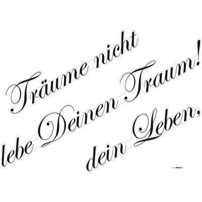 Komar Wandaufkleber - Träume - 70 X 50 Cm - Selbstklebender Wandsticker - Klassischer Stil Komar Wandaufkleber - Träume - 70 X 50 Cm - Selbstklebender Wandsticker - Klassischer Stil