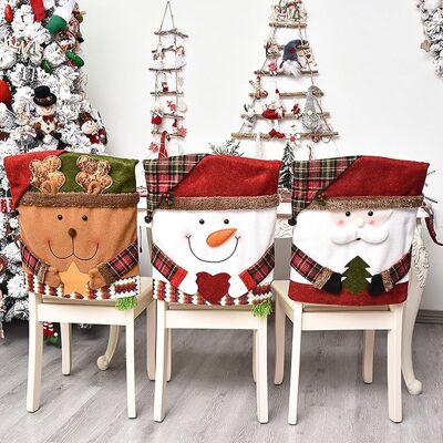 NO BRAND 3er-set Weihnachtssitzbezüge – Festliche Sitzbezüge – Rutschfestes Design – Motiv: Weihnachtsmann, Schneemann & Rentier – Für Partys & Weihnachten NO BRAND 3er-set Weihnachtssitzbezüge – Festliche Sitzbezüge – Rutschfestes Design – Motiv: Weihnachtsmann, Schneemann & Rentier – Für Partys & Weihnachten