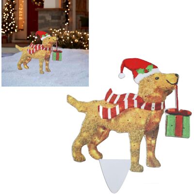 JUTE Weihnachtslichterkette Mit Hundemotiv, Terrassendekoration, Led-lichter, Weihnachtsdeko, Deko-ornamente, Weihnachtshund 07 JUTE Weihnachtslichterkette Mit Hundemotiv, Terrassendekoration, Led-lichter, Weihnachtsdeko, Deko-ornamente, Weihnachtshund 07