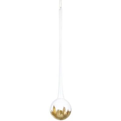 BIZZOTTO Glasblasenanhänger Mit Goldverzierungen – Durchmesser 7,8 Cm BIZZOTTO Glasblasenanhänger Mit Goldverzierungen – Durchmesser 7,8 Cm