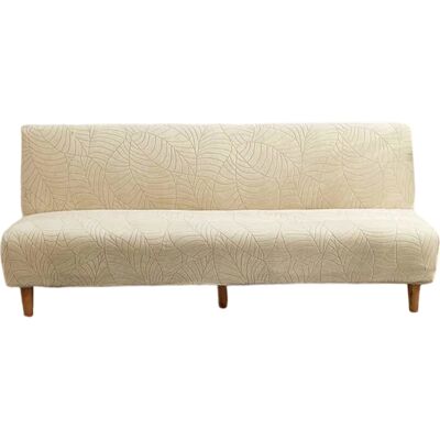 CARMDERING Jacquard-sofabezug, Dehnbar, Wasserdicht, Universell, Armlos, Beige, 160–190 Cm CARMDERING Jacquard-sofabezug, Dehnbar, Wasserdicht, Universell, Armlos, Beige, 160–190 Cm