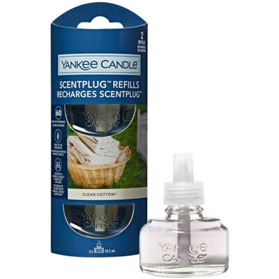 Yankee Candle Ricarica Für Diffusor Clean Cotton 2x18,5 Ml Yankee Candle Ricarica Für Diffusor Clean Cotton 2x18,5 Ml