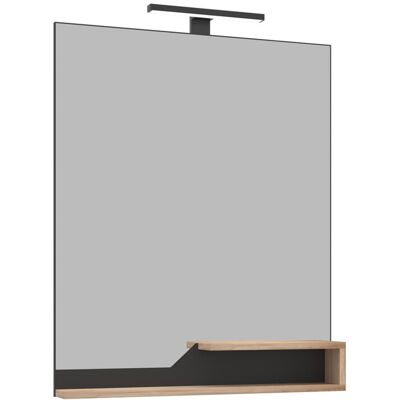 HANAH HOME Dekorativer Holzspiegel "galia 80" – 60 X 14 X 100 Cm – Eiche HANAH HOME Dekorativer Holzspiegel "galia 80" – 60 X 14 X 100 Cm – Eiche