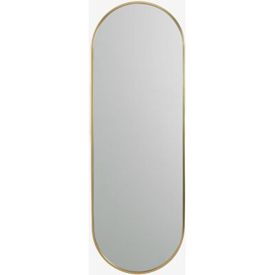 Sklum - Ovaler Wandspiegel Aus Metall Elsie Gold Gold Sklum - Ovaler Wandspiegel Aus Metall Elsie Gold Gold