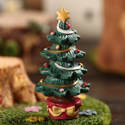JUTE Aquariumdekoration Aus Kunstharz, Weihnachtsbaum-geschenkbox, Weihnachtsdekoration Für Den Garten JUTE Aquariumdekoration Aus Kunstharz, Weihnachtsbaum-geschenkbox, Weihnachtsdekoration Für Den Garten