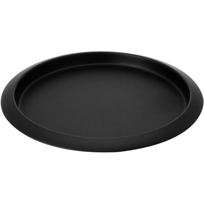 SPETEBO Metall Kerzen Tablett Schwarz - Ø 35 Cm - Deko Schale Geschenk Teller SPETEBO Metall Kerzen Tablett Schwarz - Ø 35 Cm - Deko Schale Geschenk Teller