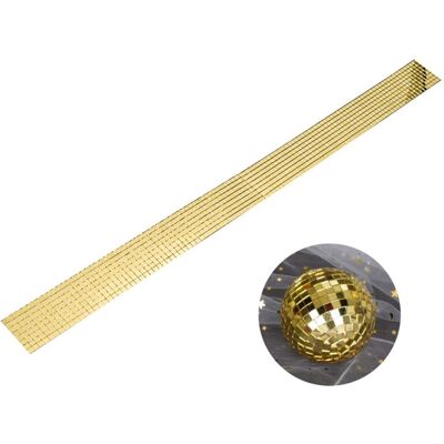 JUTE Mosaik-wandaufkleber, Selbstklebend, 4 Cm X 100 Cm, 1464 Stück, Diy-glas-spiegelaufkleber, Heimdekoration, Ktv-aufkleber, Gold JUTE Mosaik-wandaufkleber, Selbstklebend, 4 Cm X 100 Cm, 1464 Stück, Diy-glas-spiegelaufkleber, Heimdekoration, Ktv-aufkleber, Gold