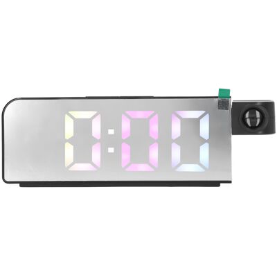 LEDE Große Led-projektionsuhr Mit Großen Ziffern, Weckeranzeige, 12-/24-stunden-anzeige Und 3 Helligkeitsstufen Für Schlafzimmer Oder Büro LEDE Große Led-projektionsuhr Mit Großen Ziffern, Weckeranzeige, 12-/24-stunden-anzeige Und 3 Helligkeitsstufen Für Schlafzimmer Oder Büro