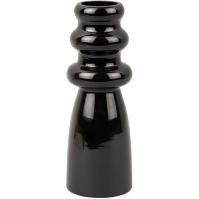 Present Time Sparkle Vase - Elegante Schwarze Glas Dekoration Present Time Sparkle Vase - Elegante Schwarze Glas Dekoration