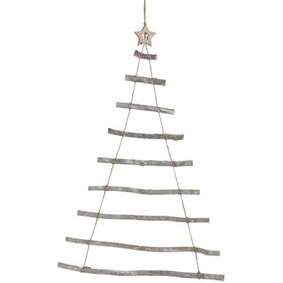 SPETEBO Holz Weihnachts Baum - 90 Cm - Zum Hängen Wand Advent Winter Deko Behang SPETEBO Holz Weihnachts Baum - 90 Cm - Zum Hängen Wand Advent Winter Deko Behang