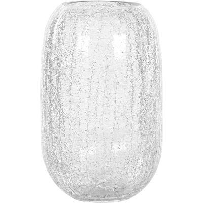 Beliani Blumen Vase KYRAKALI - Glas 28cm Transparent Modernes Design Beliani Blumen Vase KYRAKALI - Glas 28cm Transparent Modernes Design