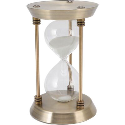 BLYNO Sanduhr Aus Eisen Und Glas, 15-minuten-sanduhr-förmiges Ornament, Ideal Zur Dekoration Von Büro Oder Arbeitszimmer. BLYNO Sanduhr Aus Eisen Und Glas, 15-minuten-sanduhr-förmiges Ornament, Ideal Zur Dekoration Von Büro Oder Arbeitszimmer.