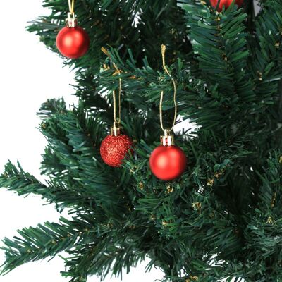 HEAT Rote Weihnachtsdekoration, Set Mit 24 Hängenden Baumkugeln Für Weihnachtsbaum, Party, Zuhause, Girlanden HEAT Rote Weihnachtsdekoration, Set Mit 24 Hängenden Baumkugeln Für Weihnachtsbaum, Party, Zuhause, Girlanden