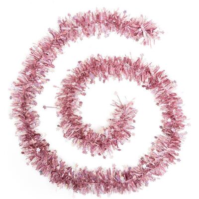 Weihnachtsgirlande Lasersterne Rosa 100x6x2m - Atmosphera Créateur D'Intérieur Weihnachtsgirlande Lasersterne Rosa 100x6x2m - Atmosphera Créateur D'Intérieur
