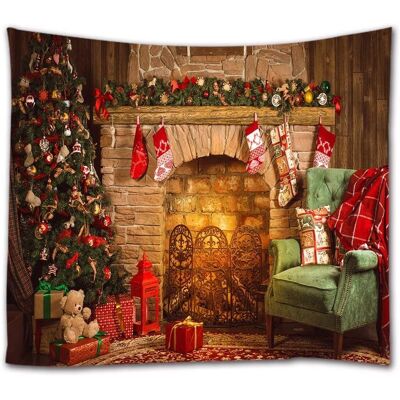 Minkurow Wandteppiche, Weihnachten, Schlafzimmer, Kamin, Socken, Geschenk, Zum Aufhängen An Kiefern, Weihnachtskulissen, Druckstoff, Wandbehang, Wandteppich, Wanddekoration, Wohnzimmer, 200 X 150 Cm Minkurow Wandteppiche, Weihnachten, Schlafzimmer, Kamin, Socken, Geschenk, Zum Aufhängen An Kiefern, Weihnachtskulissen, Druckstoff, Wandbehang, Wandteppich, Wanddekoration, Wohnzimmer, 200 X 150 Cm