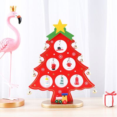 JUTE Weihnachtsdekoration, Hölzerner Weihnachtsbaum, Schreibtischschmuck, Mini-weihnachtsbaum, Weihnachtsgeschenke, Weihnachtsdeko, Rot. JUTE Weihnachtsdekoration, Hölzerner Weihnachtsbaum, Schreibtischschmuck, Mini-weihnachtsbaum, Weihnachtsgeschenke, Weihnachtsdeko, Rot.