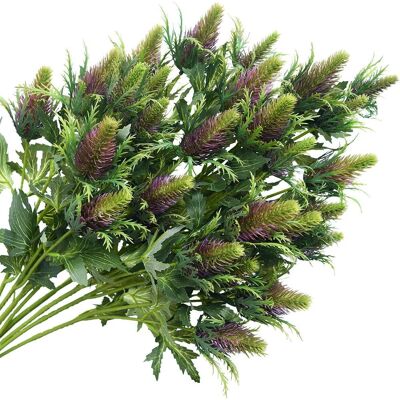 LANGRAY Life Size Real Touch Künstliche Distelblumen 2 Stängel Rustikale Blaue Distel Dekorspray Eryngium Sea Holly For Centerpiece Wedding Bouquet 26 Zoll (mauve Green) LANGRAY Life Size Real Touch Künstliche Distelblumen 2 Stängel Rustikale Blaue Distel Dekorspray Eryngium Sea Holly For Centerpiece Wedding Bouquet 26 Zoll (mauve Green)