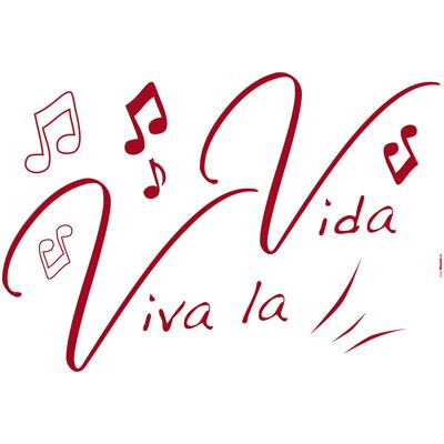 Komar - Viva la Vida - Stücke - Wandaufkleber Komar - Viva la Vida - Stücke - Wandaufkleber