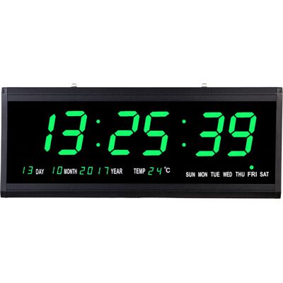 SENDERPICK Led-großbilduhr Digital Wanduhr Mit Kalender Und Temperatur Büro Home Wohnzimme Seniorenuhr Mit Temperaturanzeige SENDERPICK Led-großbilduhr Digital Wanduhr Mit Kalender Und Temperatur Büro Home Wohnzimme Seniorenuhr Mit Temperaturanzeige