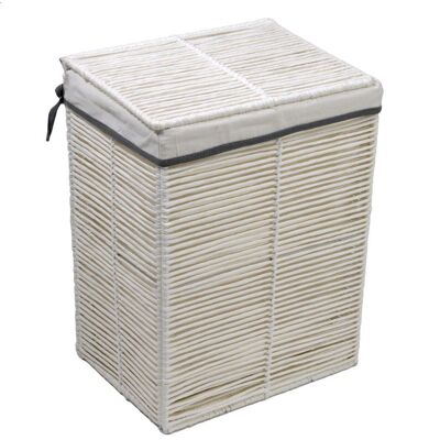 Vacchetti - Hilary Weißer Rechteckiger Faltbarer Papierkorb Cm30x40h55 Vacchetti - Hilary Weißer Rechteckiger Faltbarer Papierkorb Cm30x40h55