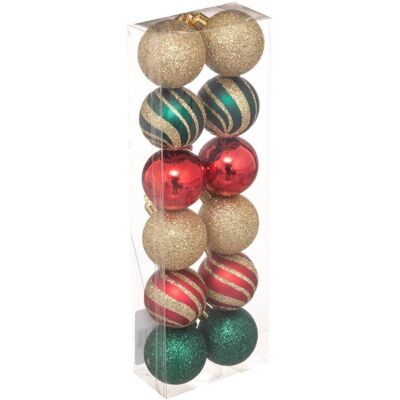 ATMOSPHERA Weihnachtskugel 40mm X12 Delice - Feeric Lights & Christmas ATMOSPHERA Weihnachtskugel 40mm X12 Delice - Feeric Lights & Christmas