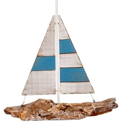 Signes Grimalt Blaues Holzsegelschiff Modell - Nautische Dekoration Signes Grimalt Blaues Holzsegelschiff Modell - Nautische Dekoration
