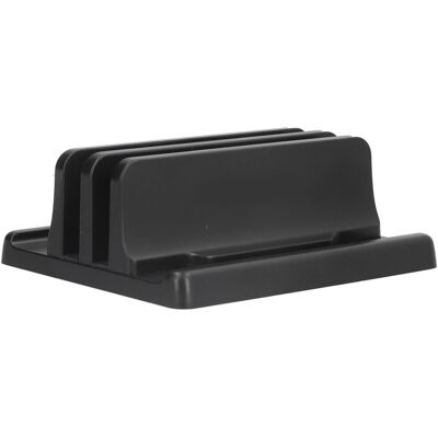 HEAT Vertikale Laptop-halterung Aus Kunststoff, Tischablage, Laptop-basis, Zubehör, Doppelöffnung HEAT Vertikale Laptop-halterung Aus Kunststoff, Tischablage, Laptop-basis, Zubehör, Doppelöffnung