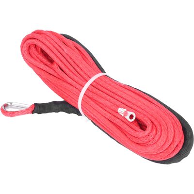 HEAT Seilwinde, 6 Mm X 15 M, Rote Kunstfaser, Smittybilt-ersatzteil, Für 4x4 Suvs, Pickups Und Quads, Robustes 1/4-zoll-zugseil HEAT Seilwinde, 6 Mm X 15 M, Rote Kunstfaser, Smittybilt-ersatzteil, Für 4x4 Suvs, Pickups Und Quads, Robustes 1/4-zoll-zugseil