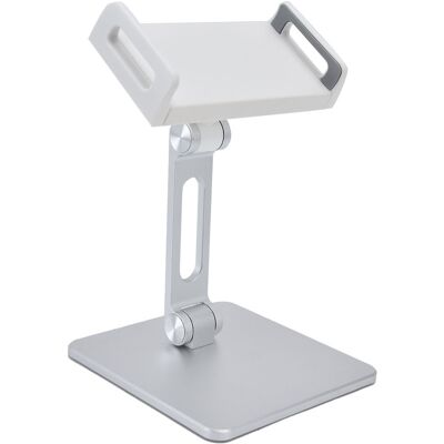 HEAT Verstellbarer, Faltbarer Tablet-ständer Aus Aluminiumlegierung, Passend Für Ios-tablets, Bürobedarf, Silber HEAT Verstellbarer, Faltbarer Tablet-ständer Aus Aluminiumlegierung, Passend Für Ios-tablets, Bürobedarf, Silber