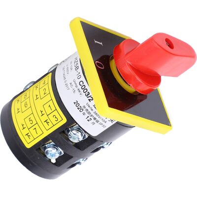 HEAT Universeller Umschalter, Positionstyp Ein/aus-nockenschalter, 380 V, 10 A, Schutzart Ip10 HEAT Universeller Umschalter, Positionstyp Ein/aus-nockenschalter, 380 V, 10 A, Schutzart Ip10