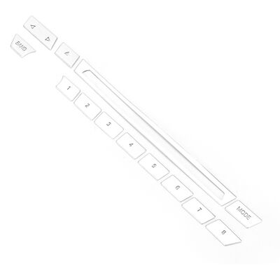 HEAT 13 Schutzaufkleber Für Bedienelemente Im Auto, Ersatzklebepunkte Aus Aluminiumlegierung Für X5 X6 2015-2018, Dekorative Aufkleber HEAT 13 Schutzaufkleber Für Bedienelemente Im Auto, Ersatzklebepunkte Aus Aluminiumlegierung Für X5 X6 2015-2018, Dekorative Aufkleber