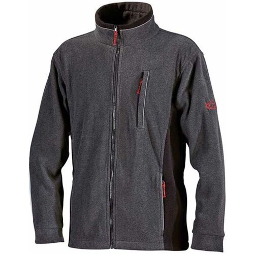 El Dee - Faserpelz-Jacke Pamir Gr. s grau/schwarz