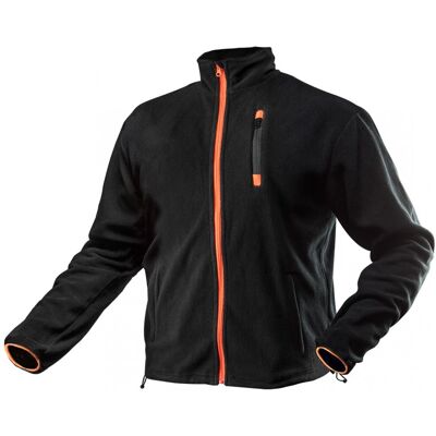 Polar-fleecejacke 300g/m², Schwarz Xl - Neo Polar-fleecejacke 300g/m², Schwarz Xl - Neo
