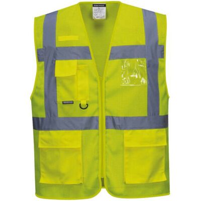 Portwest Warn-meshweste Athen Executive, Leuchtgelb, En Iso 20471, 100% Pl, Gr. L Portwest Warn-meshweste Athen Executive, Leuchtgelb, En Iso 20471, 100% Pl, Gr. L