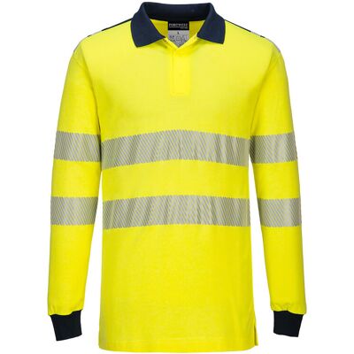 Polo Haute Visibilité Ignifugé Couleur : Jaune/marine Taille M - Portwest Polo Haute Visibilité Ignifugé Couleur : Jaune/marine Taille M - Portwest