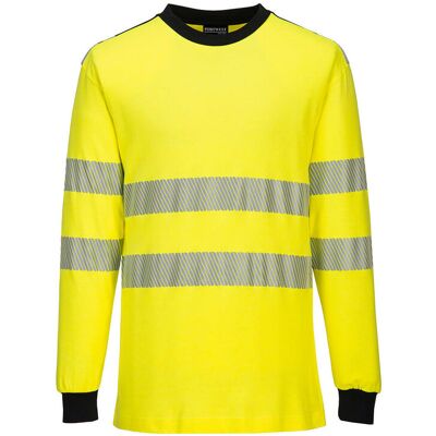 T-shirt Hi-vis Flamme Résistant Wx3 Couleur : Jaune/noir Taille M - Portwest T-shirt Hi-vis Flamme Résistant Wx3 Couleur : Jaune/noir Taille M - Portwest