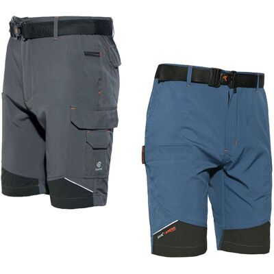 Issaline 8836b-049 Extreme Light Work Bermuda Shorts, Schwarze Einsätze, L Issaline 8836b-049 Extreme Light Work Bermuda Shorts, Schwarze Einsätze, L