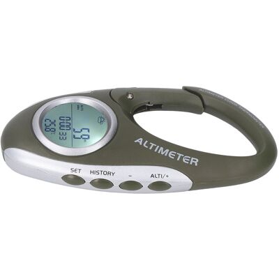 HEAT Digitaler Höhenmesser Mit Barometer, Multifunktional, Gehäuse Aus Abs, Hintergrundbeleuchtung, Höhenbarometer Für Outdoor-sportarten HEAT Digitaler Höhenmesser Mit Barometer, Multifunktional, Gehäuse Aus Abs, Hintergrundbeleuchtung, Höhenbarometer Für Outdoor-sportarten