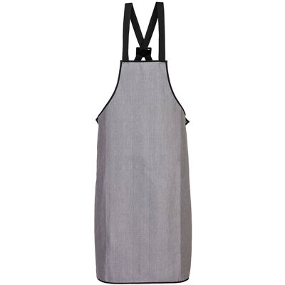 Tablier À Bavette Résistant Aux Coupures - Gris - Portwest Tablier À Bavette Résistant Aux Coupures - Gris - Portwest