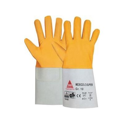 HASE SAFETY GLOVES Schweißerhandschuhe Mexico Z Super Gr.11 Gelb/grau Ziegennappaleder Hase HASE SAFETY GLOVES Schweißerhandschuhe Mexico Z Super Gr.11 Gelb/grau Ziegennappaleder Hase