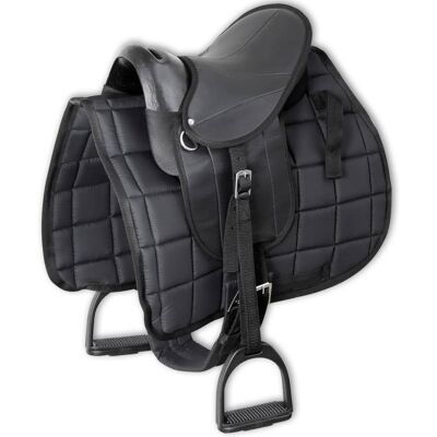 Pony-sattel-set 10' Schwarz Vidaxl Pony-sattel-set 10' Schwarz Vidaxl