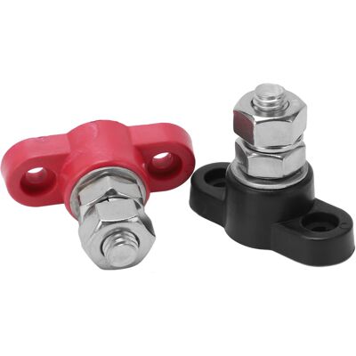 HEAT Stromverteilerblock Mit M8-gewindebolzen, 2 Farben, Robust, Einfache Installation Für Solar-lkw Und Busse, 48 V Dc HEAT Stromverteilerblock Mit M8-gewindebolzen, 2 Farben, Robust, Einfache Installation Für Solar-lkw Und Busse, 48 V Dc