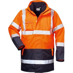 Travis 4-in-1 Warnschutzparka Safestyle Orange/Marine, Gr.XXL