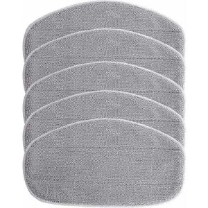 5x Ersatzbezüge Kompatibel Mit Leifheit Cleantenso Dampfreiniger, Dampfmopp - Mikrofaser, Grau - Kzq 5x Ersatzbezüge Kompatibel Mit Leifheit Cleantenso Dampfreiniger, Dampfmopp - Mikrofaser, Grau - Kzq