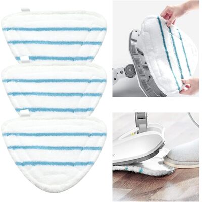 XL DESTOCK Mikrofaser-bezüge Für Dampfmopp, Dampfzubehör, Universelle, Waschbare Dreieckstücher Für Dampfreiniger Mit Heißsprühfunktion, Weiße Mikrofaser-dampfmopp-pads, Maschinenwaschbar (3er-pack) XL DESTOCK Mikrofaser-bezüge Für Dampfmopp, Dampfzubehör, Universelle, Waschbare Dreieckstücher Für Dampfreiniger Mit Heißsprühfunktion, Weiße Mikrofaser-dampfmopp-pads, Maschinenwaschbar (3er-pack)