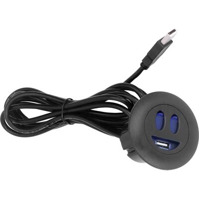 HEAT 5v Usb-ladebuchse Mit 2,5 M Langem Netzkabel Und Integrierter Installation Für Zuhause, Bett, Sofa Oder Sessel HEAT 5v Usb-ladebuchse Mit 2,5 M Langem Netzkabel Und Integrierter Installation Für Zuhause, Bett, Sofa Oder Sessel
