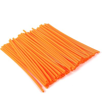 HEAT Set Mit 72 Universellen Motocross-radspeichenabdeckungen, Orangefarbenem Radzierblenden-set, Offroad-felgenschutz HEAT Set Mit 72 Universellen Motocross-radspeichenabdeckungen, Orangefarbenem Radzierblenden-set, Offroad-felgenschutz