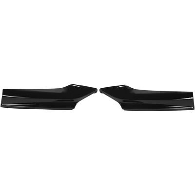 HEAT Paar Frontstoßstangenlippenspoiler, Aerodynamische Luftwiderstandsreduzierer, Ecksplitter Für 5er Bmw F10 F11 M Sport (2010–2016), Glänzend Schwarz HEAT Paar Frontstoßstangenlippenspoiler, Aerodynamische Luftwiderstandsreduzierer, Ecksplitter Für 5er Bmw F10 F11 M Sport (2010–2016), Glänzend Schwarz
