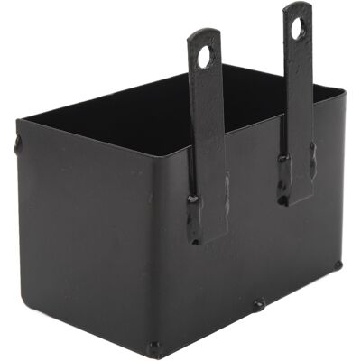 HEAT Schwarzer, Rostfreier Batteriehalter, Robuste Konstruktion Für Quads, Motocross- Und Offroad-fahrzeuge Von 50 Cm³ Bis 125 Cm³ HEAT Schwarzer, Rostfreier Batteriehalter, Robuste Konstruktion Für Quads, Motocross- Und Offroad-fahrzeuge Von 50 Cm³ Bis 125 Cm³